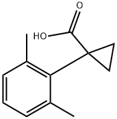 1-(2,6-dimethylphenyl)cyclopropane-1-carboxylic
acid 구조식 이미지