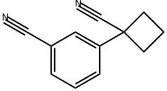 3-?(1-?cyanocyclobutyl)?-Benzonitrile Structure