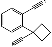 2-?(1-?cyanocyclobutyl)?-Benzonitrile Structure