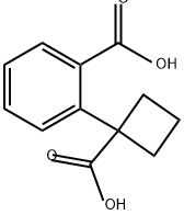 2-?(1-?carboxycyclobutyl)?- Benzoic acid Structure