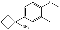 1-(4-methoxy-3-methylphenyl)cyclobutan-1-amine Structure