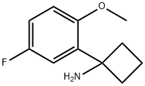 1-(5-fluoro-2-methoxyphenyl)cyclobutan-1-amine Structure