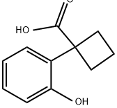 1-?(2-?hydroxyphenyl)?-Cyclobutanecarboxyli?c acid Structure