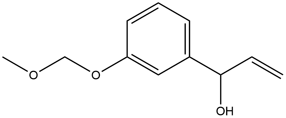 α-Ethenyl-3-(methoxymethoxy)benzenemethanol Structure