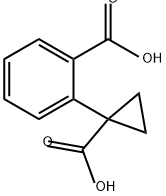 2-?(1-?carboxycyclopropyl)?- Benzoic acid Structure