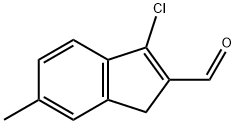 1H-Indene-2-carboxaldehyde, 3-chloro-6-methyl- Structure