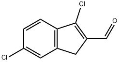 3,6-Dichloro-1H-indene-2-carbaldehyde Structure