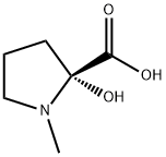 2-Hydroxy-1-methylpyrrolidine-2-carboxylic acid Structure