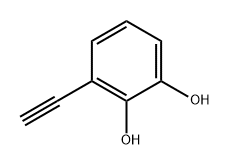 1,2-Benzenediol, 3-ethynyl- 구조식 이미지