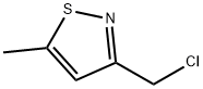 Isothiazole, 3-(chloromethyl)-5-methyl- 구조식 이미지