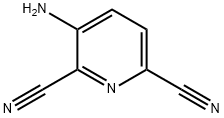 2,6-Pyridinedicarbonitrile, 3-amino- 구조식 이미지