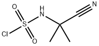 2[(Chlorosulfonyl)amino]-2-methylpropanenitrile Structure