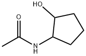 Acetamide, N-(2-hydroxycyclopentyl)- Structure