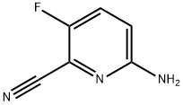 2-Pyridinecarbonitrile, 6-amino-3-fluoro- Structure
