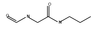 Acetamide, 2-(formylamino)-N-propyl- Structure