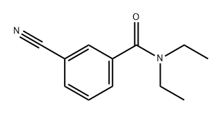 Benzamide, 3-cyano-N,N-diethyl- Structure