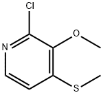 2-Chloro-3-methoxy-4-(methylthio)pyridine Structure