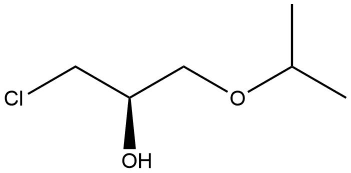 (R)-1-chloro-3-isopropoxypropan-2-ol Structure