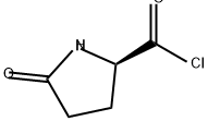 2-Pyrrolidinecarbonyl chloride, 5-oxo-, (2R)- Structure