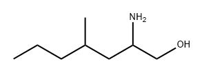 1-Heptanol, 2-amino-4-methyl- 구조식 이미지