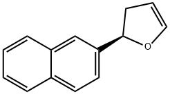 (R)-2-(Naphthalen-2-yl)-2,3-dihydrofuran 구조식 이미지