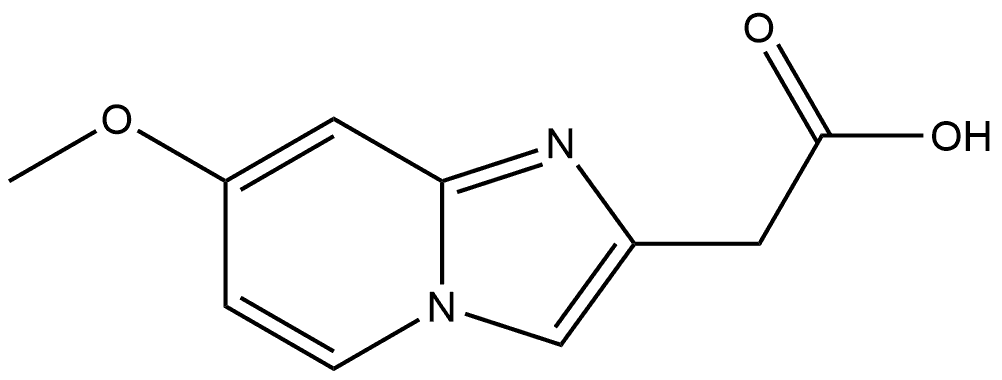 2-(7-methoxyimidazo[1,2-a]pyridin-2-yl)acetic acid Structure