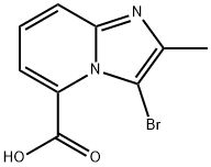 3-bromo-2-methylimidazo[1,2-a]pyridine-5-carboxylic acid Structure