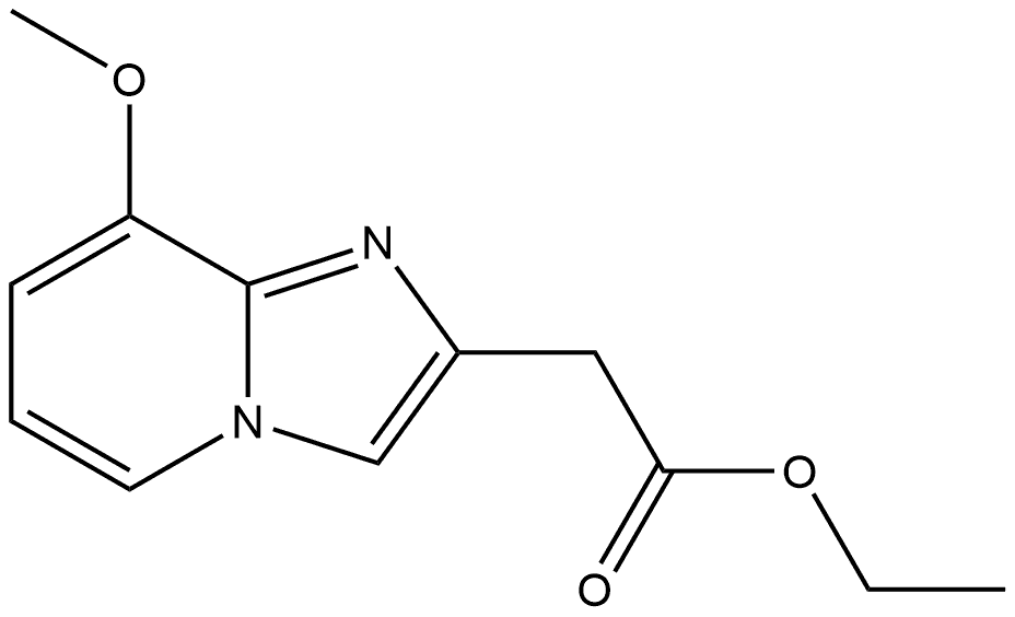 ethyl 2-(8-methoxyimidazo[1,2-a]pyridin-2-yl)acetate Structure