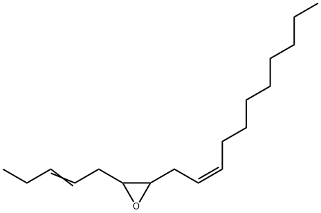 Oxirane, 2-(2Z)-2-penten-1-yl-3-(2Z)-2-undecen-1-yl- Structure