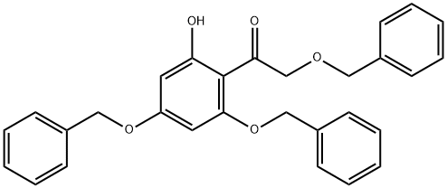 2-(benzyloxy)-1-(2,4-bisbenzyloxy-6-hydroxyphenyl)ethanone Structure