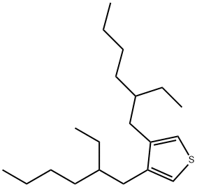 Thiophene, 3,4-bis(2-ethylhexyl)- 구조식 이미지