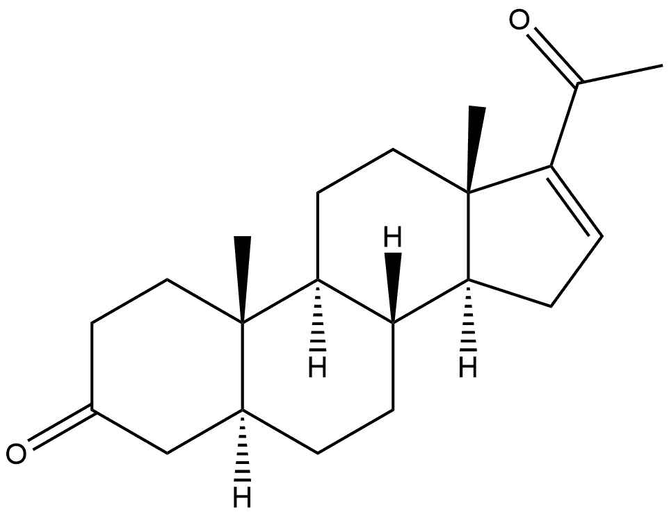 Pregn-16-ene-3,20-dione, (5α)- Structure