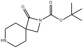 tert-Butyl 1-oxo-2,7-diazaspiro[3.5]nonane-2-carboxylate Structure