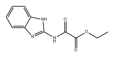 Acetic acid, 2-(1H-benzimidazol-2-ylamino)-2-oxo-, ethyl ester 구조식 이미지