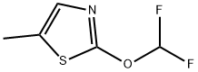 2-(difluoromethoxy)-5-methyl-1,3-thiazole Structure