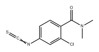 Benzamide, 2-chloro-4-isothiocyanato-N,N-dimethyl- Structure