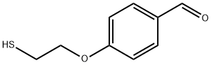 Benzaldehyde, 4-(2-mercaptoethoxy)- Structure