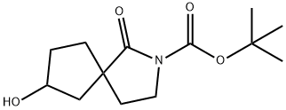 2-Azaspiro[4.4]nonane-2-carboxylic acid, 7-hydroxy-1-oxo-, 1,1-dimethylethyl ester Structure