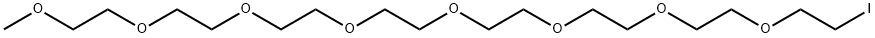 2,5,8,11,14,17,20,23-Octaoxapentacosane, 25-iodo- Structure