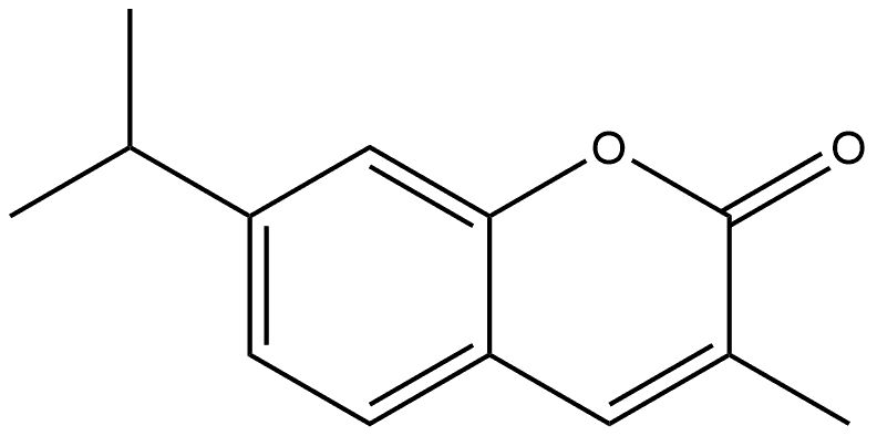 7-Isopropyl-3-methyl-2H-chromen-2-one Structure