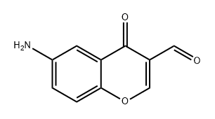 4H-1-Benzopyran-3-carboxaldehyde, 6-amino-4-oxo- Structure