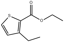 2-Thiophenecarboxylic acid, 3-ethyl-, ethyl ester Structure