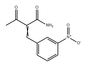 Butanamide, 2-[(3-nitrophenyl)methylene]-3-oxo- Structure