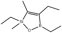 1-Oxa-2-sila-5-boracyclopent-3-ene, 2,4,5-triethyl-2,3-dimethyl- Structure