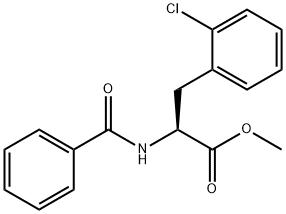 L-Phenylalanine, N-benzoyl-2-chloro-, methyl ester 구조식 이미지