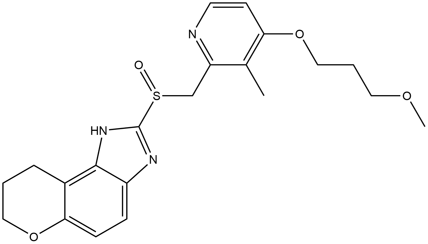 Anaprazole Impurity 12 Structure