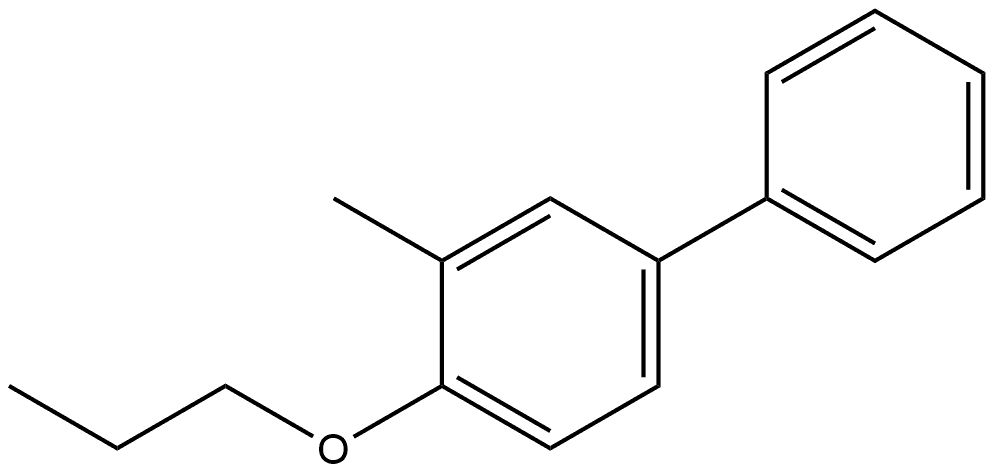 3-Methyl-4-propoxy-1,1'-biphenyl Structure