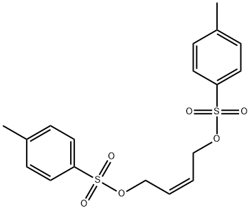 2-Butene-1,4-diol, 1,4-bis(4-methylbenzenesulfonate), (2Z)- Structure