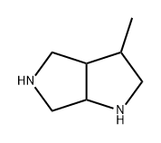 Pyrrolo[3,4-b]pyrrole, octahydro-3-methyl- Structure