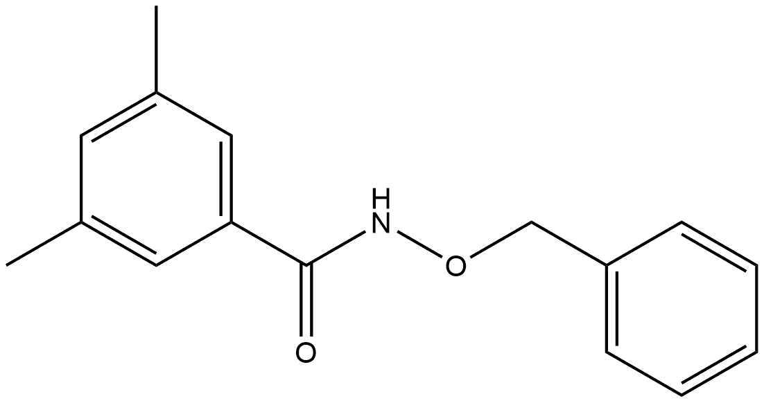 3,5-Dimethyl-N-(phenylmethoxy)benzamide Structure